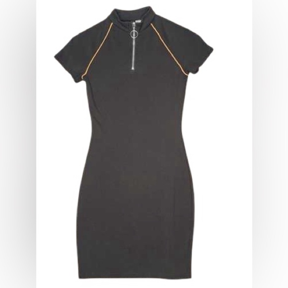 H&M JERSEY DRESS WITH A ZIP